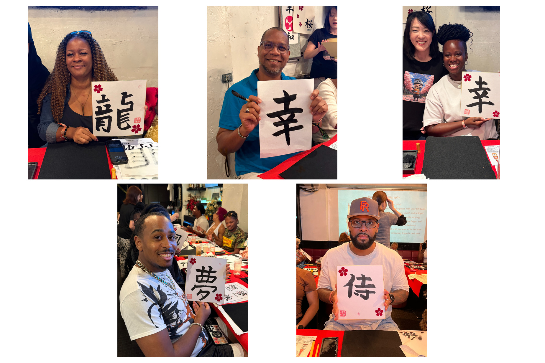 shodocafe7557 calligraphy group collage shodocafe7557 calligraphy group collage